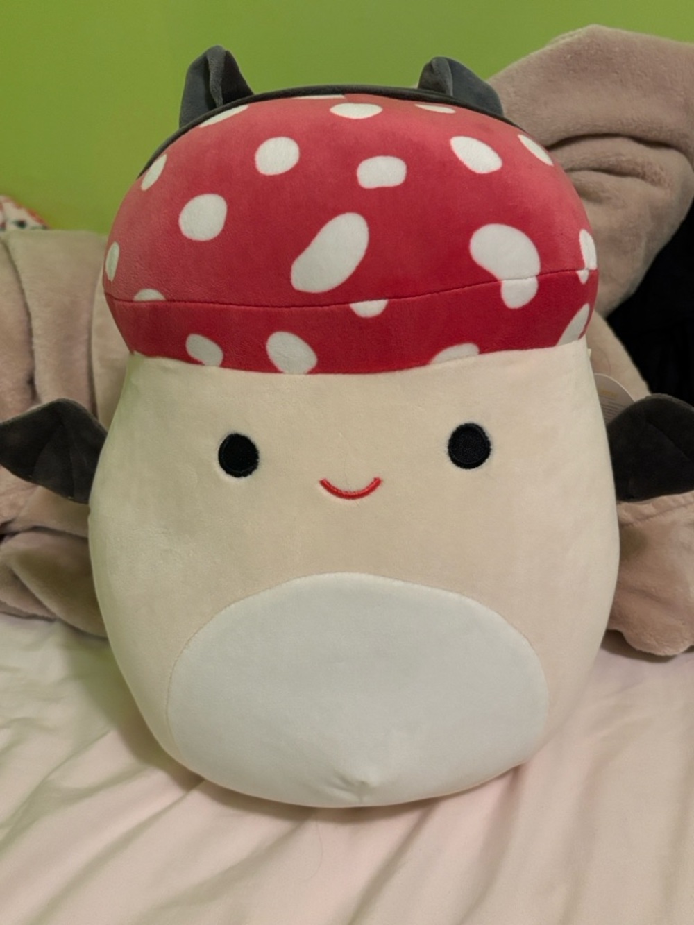 Malcolm the Mushroom Halloween Bat Squishmallow 12 inch